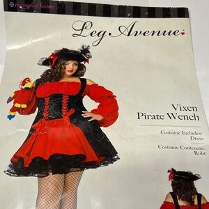 Leg Avenue Vixen Pirate Wench Costume Dress - Size 3X/4X